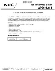 UPD16311 datasheet pdf NEC