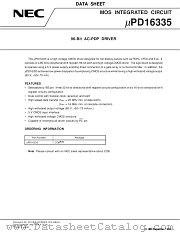 UPD16335 datasheet pdf NEC