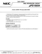 UPD16654 datasheet pdf NEC