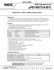 UPD16873CMC-6A4 datasheet pdf NEC