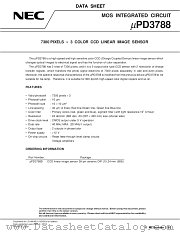 UPD3788 datasheet pdf NEC