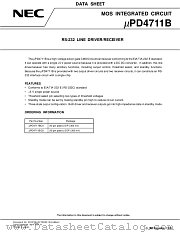 UPD4711BCX datasheet pdf NEC