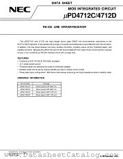 UPD4712DGT datasheet pdf NEC