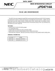 UPD4714AGT datasheet pdf NEC