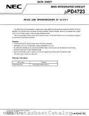 UPD4723 datasheet pdf NEC
