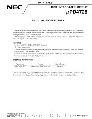 UPD4726 datasheet pdf NEC