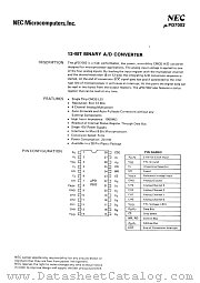UPD7002 datasheet pdf NEC
