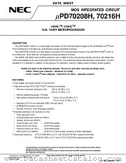 UPD70216H datasheet pdf NEC