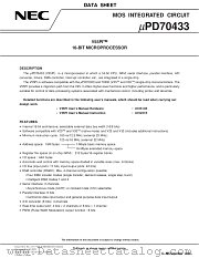 UPD70433 datasheet pdf NEC