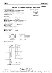 NJM2893 datasheet pdf New Japan Radio