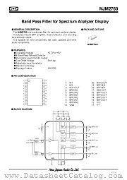 NJM2760 datasheet pdf New Japan Radio