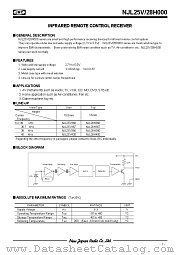 NJL25V400 datasheet pdf New Japan Radio