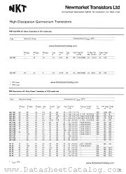 NKT401 datasheet pdf Newmarket Transistors NKT