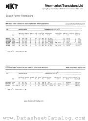 PN3054 datasheet pdf Newmarket Transistors NKT