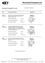 PC106 datasheet pdf Newmarket Transistors NKT