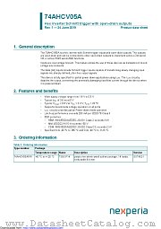 74AHCV05APW datasheet pdf Nexperia