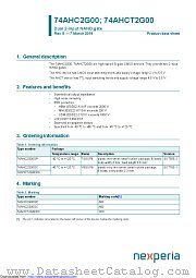 74AHC2G00DC datasheet pdf Nexperia
