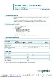 74AHC2G32DC datasheet pdf Nexperia