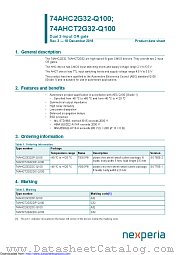 74AHCT2G32DC-Q100 datasheet pdf Nexperia