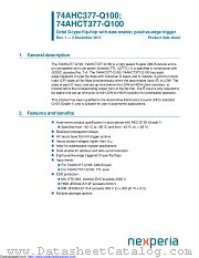 74AHCT377D-Q100 datasheet pdf Nexperia