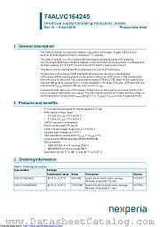 74ALVC164245BX datasheet pdf Nexperia
