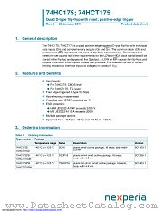 74HC175D datasheet pdf Nexperia