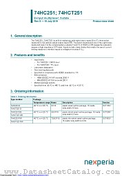 74HC251DB datasheet pdf Nexperia