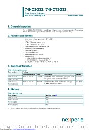 74HCT2G32DP datasheet pdf Nexperia