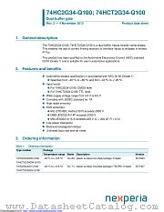 74HCT2G34GW-Q100 datasheet pdf Nexperia