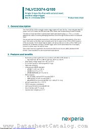 74LVC2G74DC-Q100 datasheet pdf Nexperia