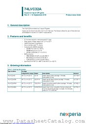 74LVC32ADB datasheet pdf Nexperia
