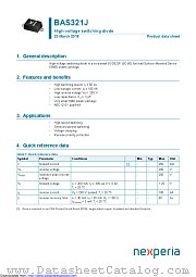 BAS321J datasheet pdf Nexperia