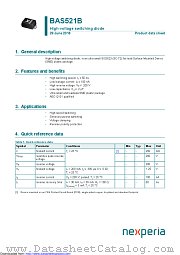 BAS521B datasheet pdf Nexperia