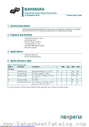 BAW56SRA datasheet pdf Nexperia
