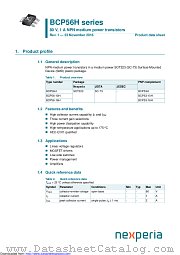 BCP56-10H datasheet pdf Nexperia