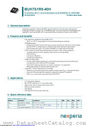 BUK7S1R0-40H datasheet pdf Nexperia