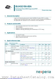 BUK92150-55A datasheet pdf Nexperia
