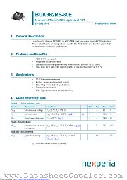 BUK962R5-60E datasheet pdf Nexperia