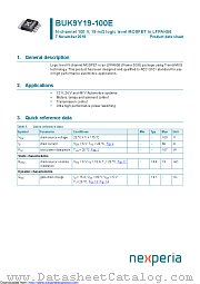 BUK9Y19-100E datasheet pdf Nexperia