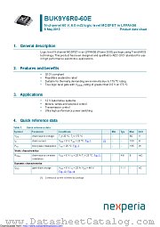 BUK9Y6R0-60E datasheet pdf Nexperia