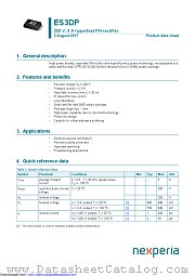 ES3DP datasheet pdf Nexperia
