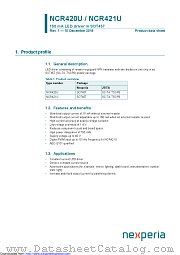 NCR421U datasheet pdf Nexperia