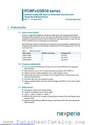 PCMF2USB30 datasheet pdf Nexperia