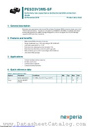 PESD3V3MS-SF datasheet pdf Nexperia
