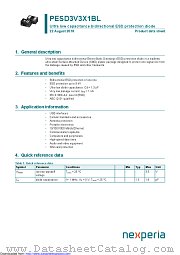 PESD3V3X1BL datasheet pdf Nexperia