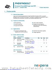 PHD97NQ03LT datasheet pdf Nexperia