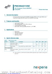 PMCM4401VNE datasheet pdf Nexperia
