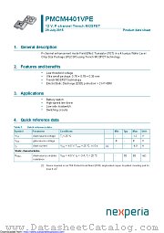 PMCM4401VPE datasheet pdf Nexperia
