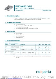 PMCM6501VPE datasheet pdf Nexperia