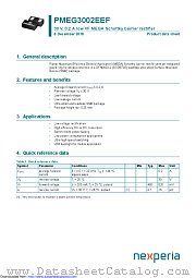 PMEG3002EEF datasheet pdf Nexperia